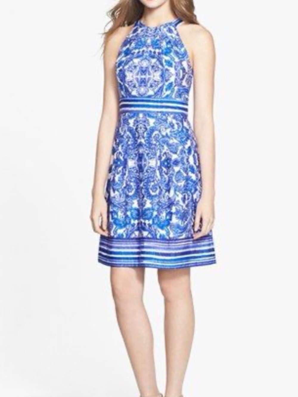Eliza J dress paisley